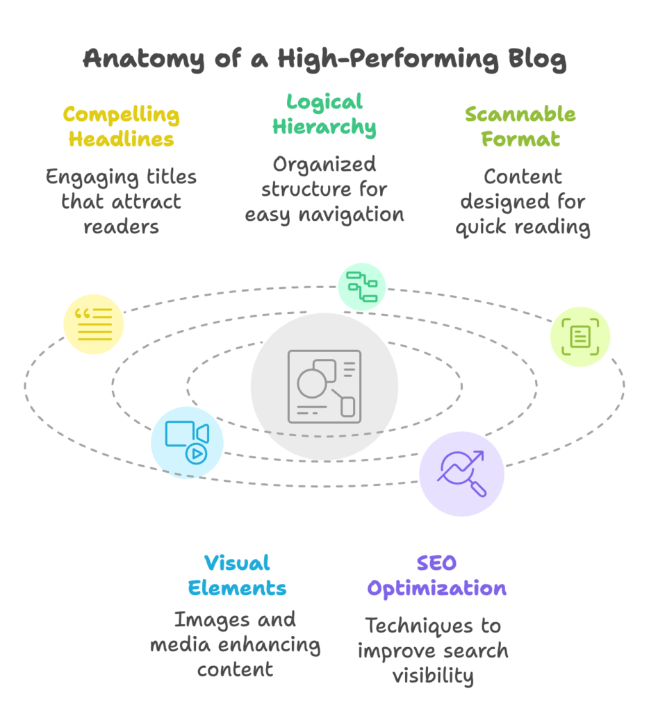 High-Performing Blog Structure Visual