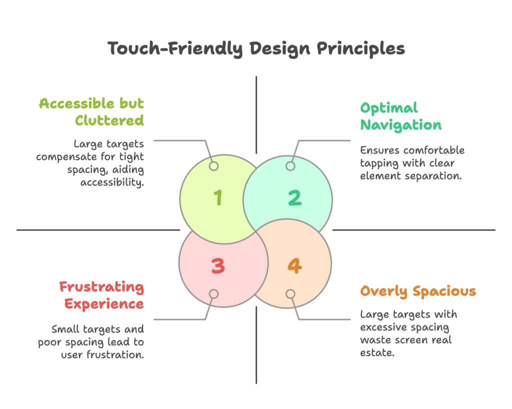 Understanding Touch-Friendly Design Principles