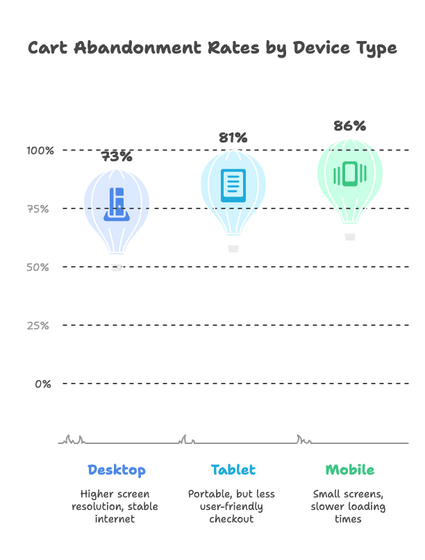 Current Cart Abandonment Benchmarks and What They Mean - visual selection