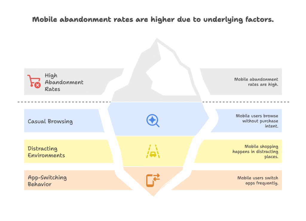 Why Mobile Abandonment Rates Exceed Desktop - visual selection